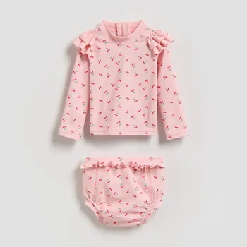 Reserved - Plavky s&nbsp;dlouhými rukávy - pudrově růžová - 104IQ-39X - 104IQ-39X-U62