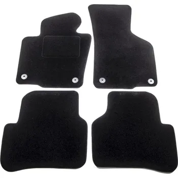 Autodoplněk ACI textilní koberce pro VW PASSAT 05-10 černé (pro kulaté příchytky) sada 4 ks