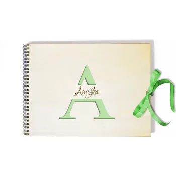 Fotoalbum Fotoalbum iniciála se jménem Barva: Zelená