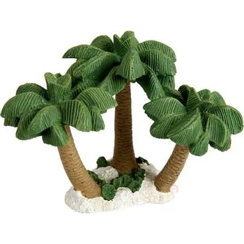 Akvaristika Zolux Ostrov s 3 kokosovými palmami Nano 13,5 × 10 × 9,5 cm