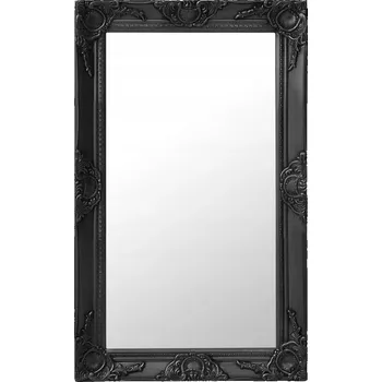 Zrcadlo ZRCADLO NÁSTĚNNÉ V BAROKNÍM STYLU 50X80CM ČERNÉ