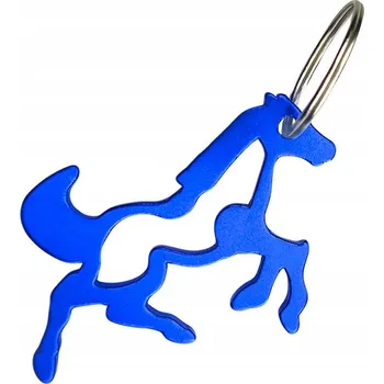 Přívěsek YORK Přívěsek s otvírákem KONÍK modrý