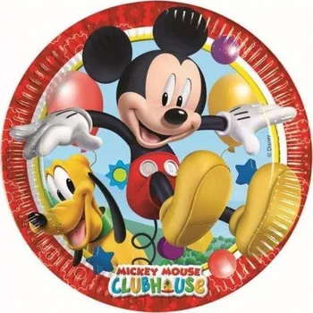 Talíř Talíře myšák Mickey Mouse 23 cm, 8 ks