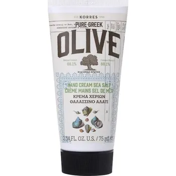 Korres Pece-o-telo Pece-o-ruceOLIVE & SEA SALTKrém na ruce 75 ml (2 813,00 Kč / 1 l)