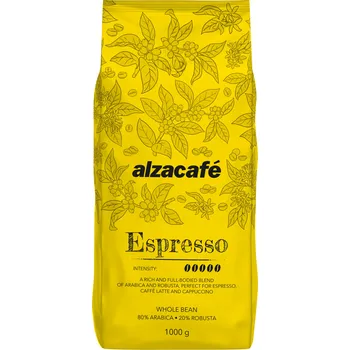 Káva AlzaCafé Espresso, zrnková, 1000g
