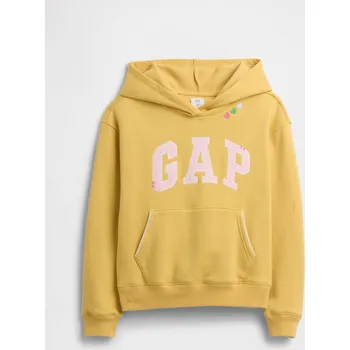 Chlapecká mikina GAP Chlapecké Dětská mikina s logem Gap Žlutá XS (2946997)