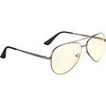 GUNNAR Maverick Gunmetal, jantarová skla