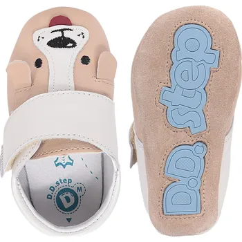 Capáčky Capáčky DD Step K1596-61565 Cream S, Vnitřní délka boty: 12,0 cm, Vnitřní šířka boty: 5,6 cm