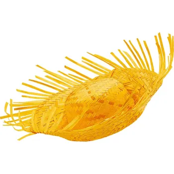 Widmann Slaměný klobouk plážový žlutý