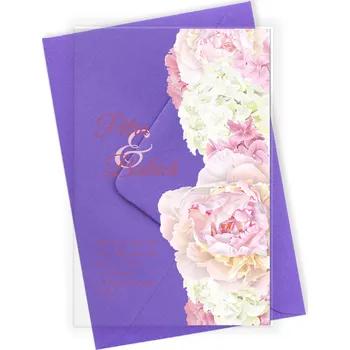 Svatební dekorace Svatební oznámení růže plexi