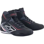 ALPINESTARS boty SEKTOR WATERPROOF, černé/bílé/šedé, 2025, vel. 42,5