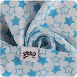 Xkko Bambusová osuška 90×100, Little Stars Cyan