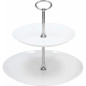 AMBITION VALENCIA 25 cm skleněná pevná forma na dort - stojan na ovoce