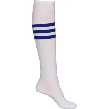 Fotbal MERCO United fotbalové štulpny s ponožkou bílá, junior, sada 4ks