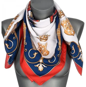 Šátek Saténový šátek/hedvábí KARETA MDB-39A červený (červená)