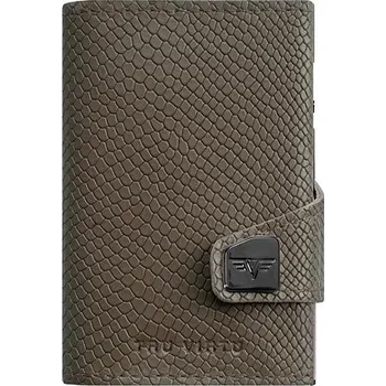 Peněženka Tru Virtu Click & Slide kožená Cobra Olive