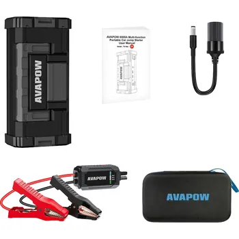 Startér AVAPOW T8 MAX 12V jump starter 6000A 24000mAh