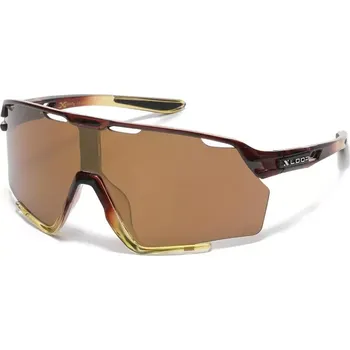 Sluneční brýle Xloop SHIELD sportovní sluneční brýle Varel Hnědé