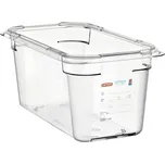 ARAVEN Gastronádoba GN 1/3, polykarbonát, integrovaný štítek, 150 mm, 2,35 l