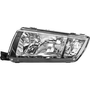 Auto-moto ACI ŠKODA FABIA 99-04 02- přední světlo H7+H3 s blikačem (El.ovládané) (černé) L