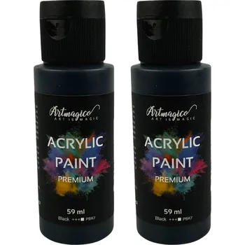 Artmagico Premium 59 ml, Black, balení 2 ks