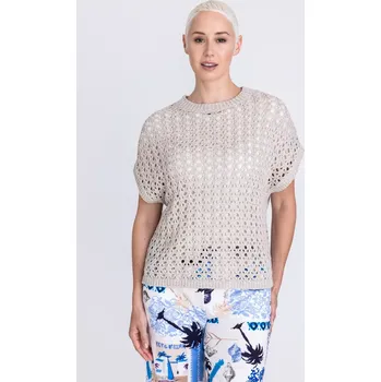 Dámský svetr TUZZI BEACH dámský svetr béžový pletený