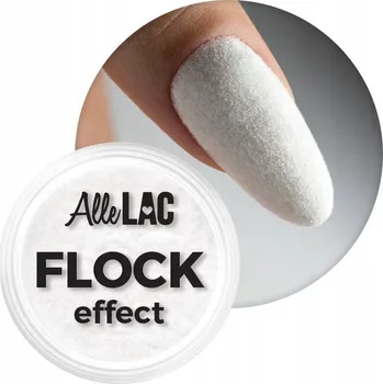 Přípravek na nehty ALLELAC Prášek Ozdoby Na Nechty s efektem vloček, semišový Samet Č. 1