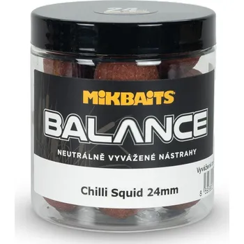 Nástraha Mikbaits Boilies Balance Spiceman Chilli Squid 250 ml 24 mm