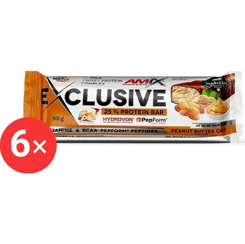 Sport Amix Nutrition Exclusive Protein Bar, 6 x 85g, Peanut-Butter-Cake