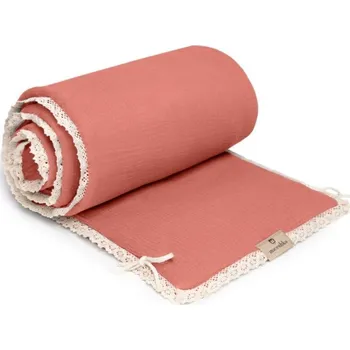 Dětská postýlka Maceshka mušelín Marsala, krajka