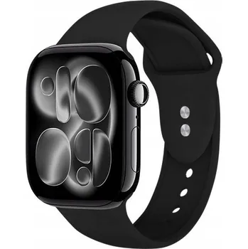 Řemínek na hodinky Řemínek Crong pro Apple 40mm, černý