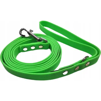 Vodítko pro psa Voděodolné tréninkové Vodítko Biothane Hexa, neonově zeleň 3 m