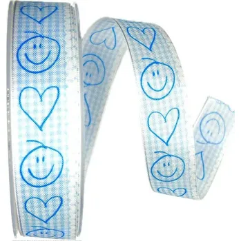 Vánoční dekorace Goldina Loy It´s a Boy taftová světle modrá 25 mm × 20 m
