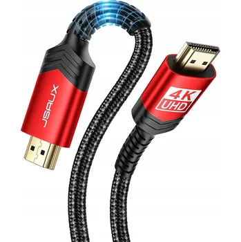 Video kabel JSAUX HDMI kabel 4K 3 m 60 Hz, HDMI 2.0, 18 Gbps plochý HDMI 2.0 kabel