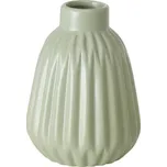 Boltze Pruhovaná váza z keramiky ESKO, zelená