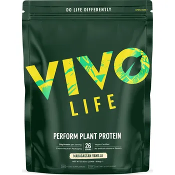 Protein Vivo Life Perform Madagaskar vanilla - RAW vegan protein & BCAA (936 g)
