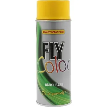 Barva ve spreji FLY COLOR hořčičná žlutá 1021 400ml