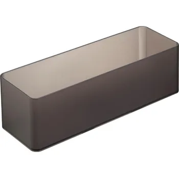 Úložný box Yamazaki Stohovatelné organizéry Tower 3647, vel. L/hluboké/tmavé, 2 ks