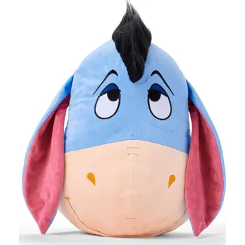 Hračka Disney Medvídek Pú Polštář s obličejem Ijáčka 43 cm