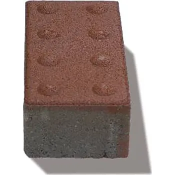 Dlažba Dlažba betonová Semmelrock obdélník 80 mm slepecká červená