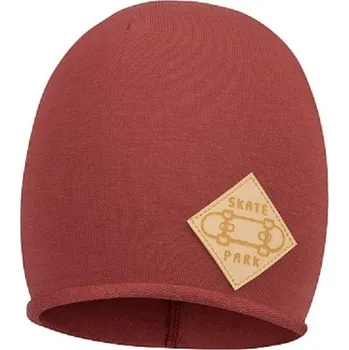 Kojenecká čepice Broel chlapecká čepice Conan bordó 52 cm