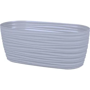 Truhlík Truhlík SAHARA PETIT plastový matný 27cm, šedá