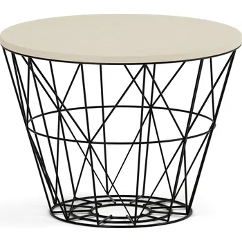 Konferenční stolek Kulatý konferenční stolek STILO, průměr 60 cm, bříza