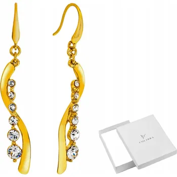 Náušnice Visací náušnice pozlacené