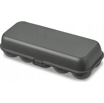 Dóza na potraviny EGG box na 10 ks vajíček Šedá Organic KOZIOL (barva-popelavě šedá)