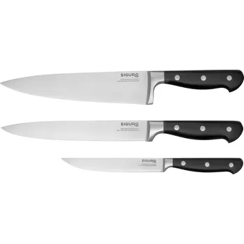 Kuchyňský nůž Siguro Hikari 3 ks