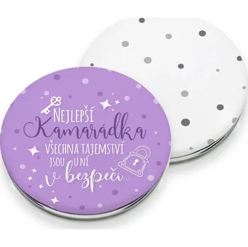 Nekupto Kapesní zrcátko Nejlepší kamarádka - všechna tajemství jsou u ní v bezpečí