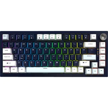 Klávesnice JEDEL KL81 black/white/blue - EN