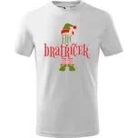 Vánoční dětské tričko elfí bratříček Barva: Bílá, Velikost: 6