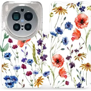 Pouzdro na mobilní telefon Mobiwear Flip pouzdro pro Vivo X300 Pro kvítí